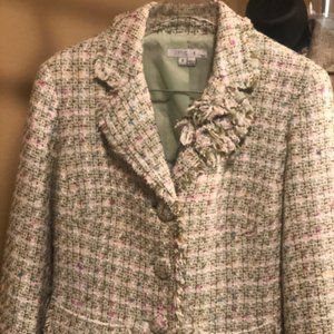 ICE Tweed Fringe Blazer